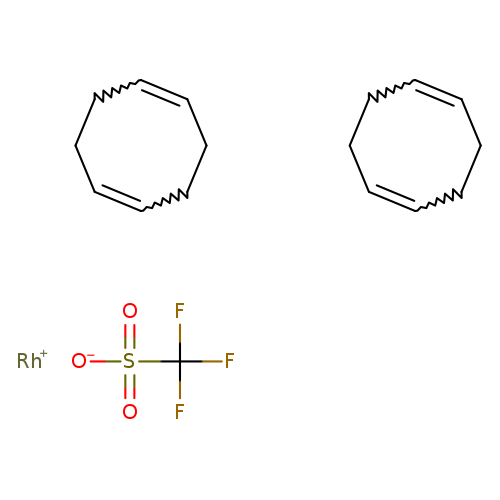 C1CC=CCCC=C1.C1CC=CCCC=C1.FC(S(=O)(=O)[O-])(F)F.[Rh+]