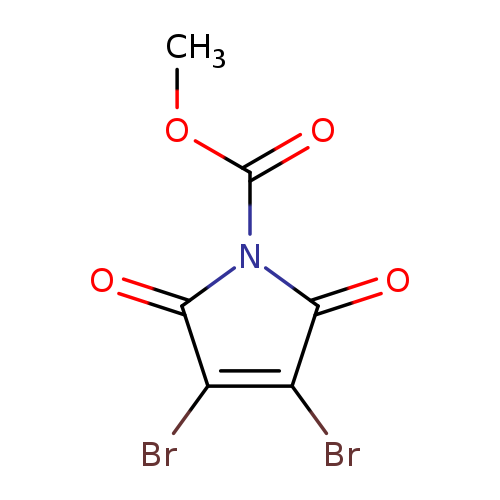 COC(=O)N1C(=O)C(=C(C1=O)Br)Br