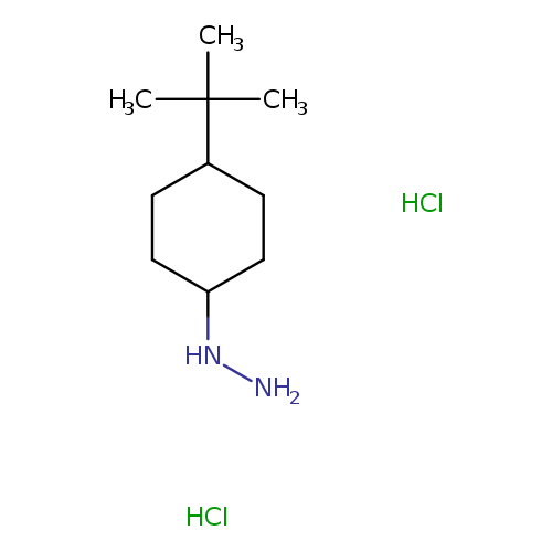 NNC1CCC(CC1)C(C)(C)C.Cl.Cl