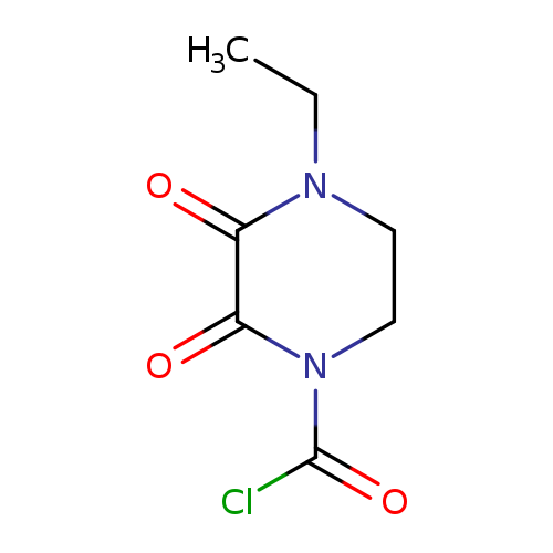 CCN1CCN(C(=O)C1=O)C(=O)Cl