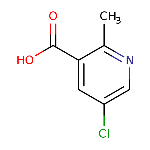 Clc1cnc(c(c1)C(=O)O)C