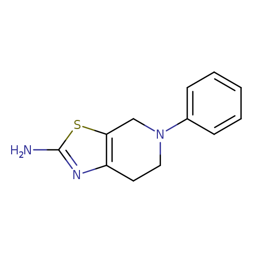 Nc1nc2c(s1)CN(CC2)c1ccccc1