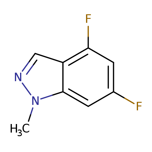 Fc1cc(F)c2c(c1)n(C)nc2
