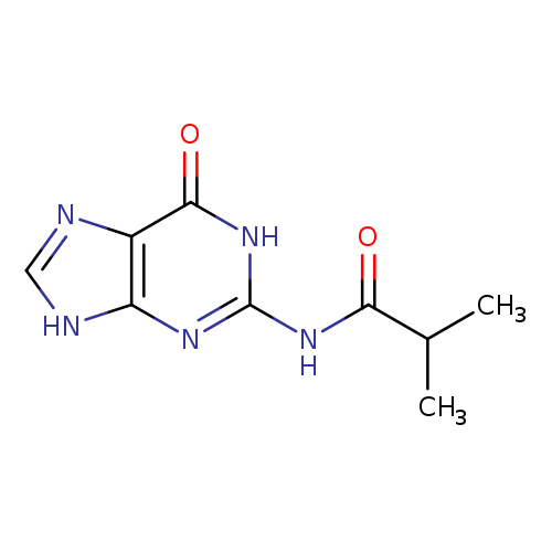 O=C(C(C)C)Nc1[nH]c(=O)c2c(n1)[nH]cn2