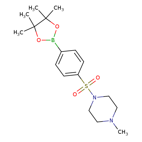 CN1CCN(CC1)S(=O)(=O)c1ccc(cc1)B1OC(C(O1)(C)C)(C)C