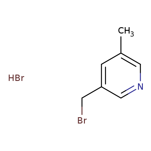 Cc1cc(CBr)cnc1.Br