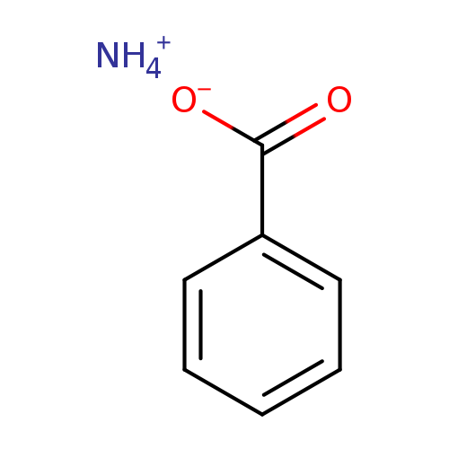 [O-]C(=O)c1ccccc1.[NH4+]