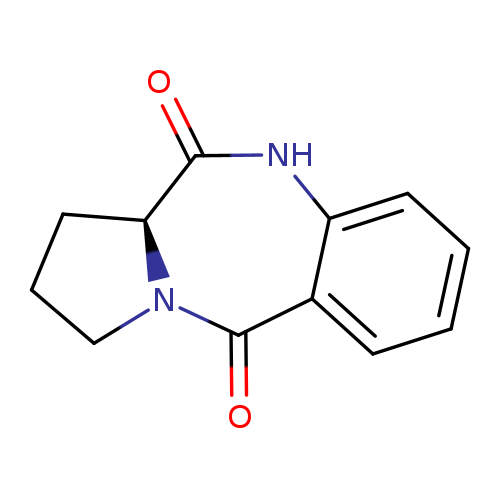 O=C1Nc2ccccc2C(=O)N2[C@H]1CCC2