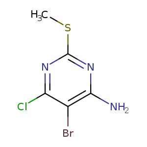 CSc1nc(N)c(c(n1)Cl)Br