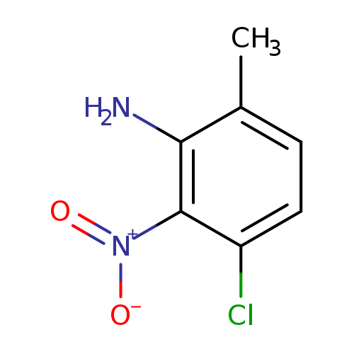 [O-][N+](=O)c1c(Cl)ccc(c1N)C