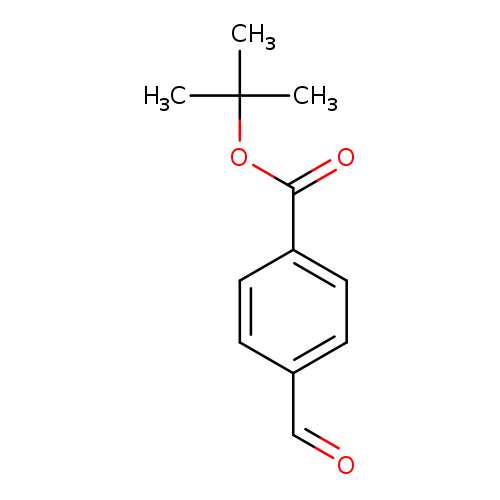 O=Cc1ccc(cc1)C(=O)OC(C)(C)C