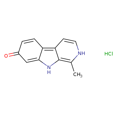 O=c1ccc2c(c1)[nH]c1c2cc[nH]c1C.Cl