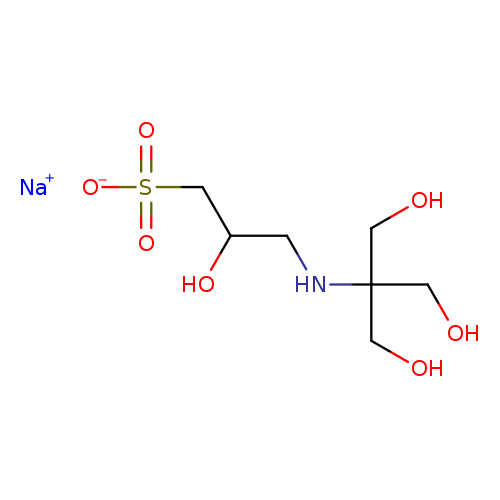 OCC(NCC(CS(=O)(=O)[O-])O)(CO)CO.[Na+]