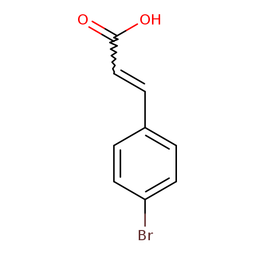 OC(=O)C=Cc1ccc(cc1)Br