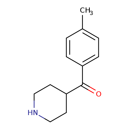 O=C(c1ccc(cc1)C)C1CCNCC1