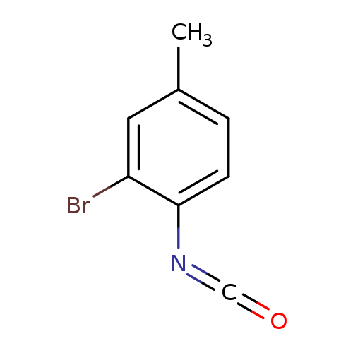O=C=Nc1ccc(cc1Br)C