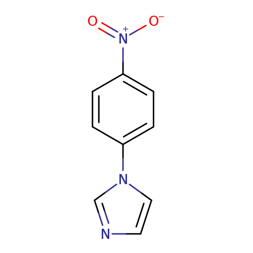 [O-][N+](=O)c1ccc(cc1)n1cncc1