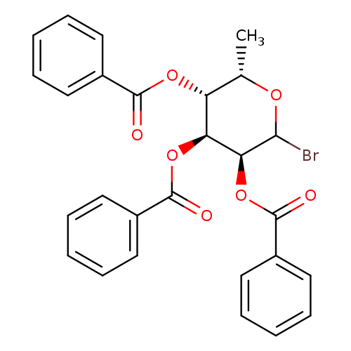 C[C@@H]1OC(Br)[C@H]([C@H]([C@@H]1OC(=O)c1ccccc1)OC(=O)c1ccccc1)OC(=O)c1ccccc1