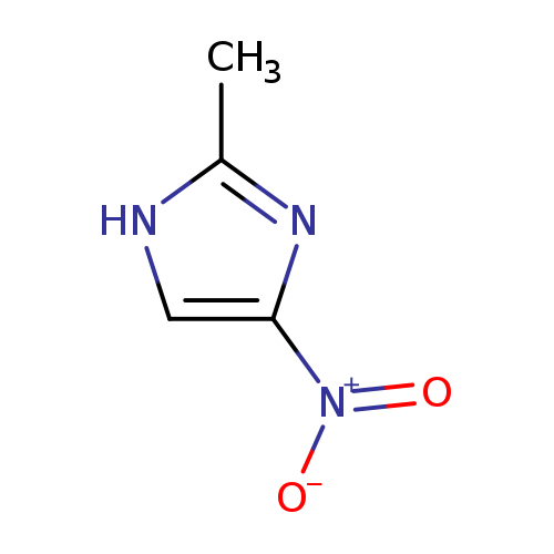 [O-][N+](=O)c1c[nH]c(n1)C