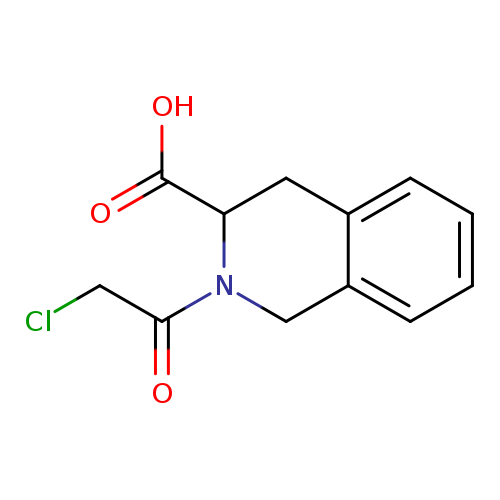 ClCC(=O)N1Cc2ccccc2CC1C(=O)O