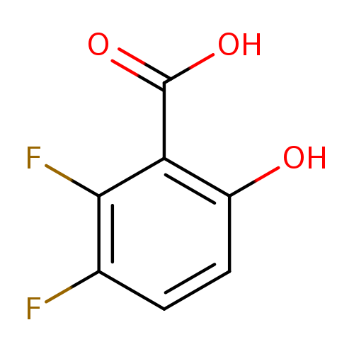 OC(=O)c1c(O)ccc(c1F)F