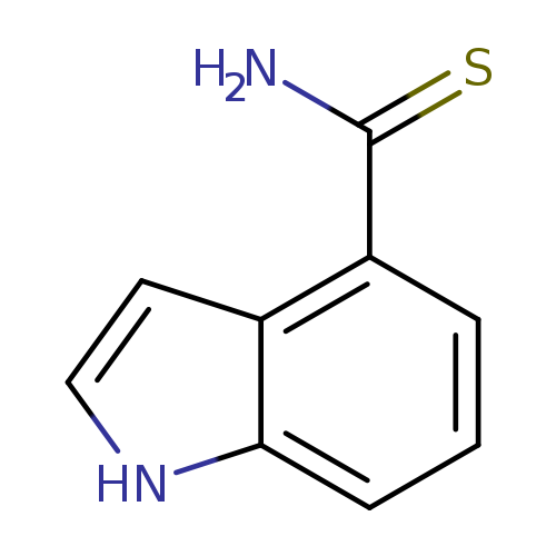 NC(=S)c1cccc2c1cc[nH]2