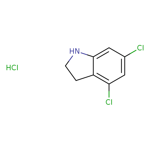 Clc1cc(Cl)c2c(c1)NCC2.Cl