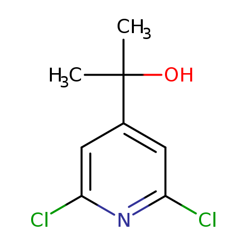 CC(c1cc(Cl)nc(c1)Cl)(O)C