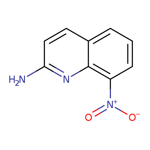 Nc1ccc2c(n1)c(ccc2)[N+](=O)[O-]