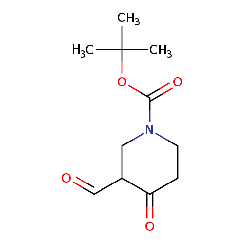 O=CC1CN(CCC1=O)C(=O)OC(C)(C)C