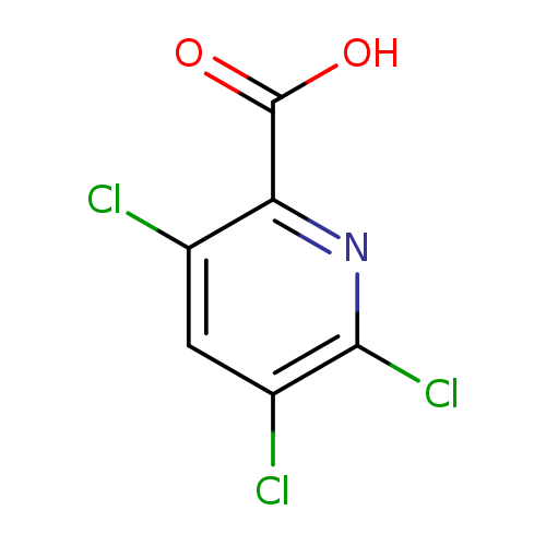 Clc1nc(C(=O)O)c(cc1Cl)Cl