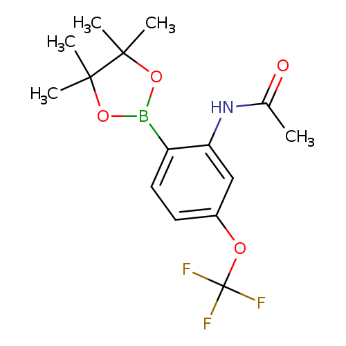 CC(=O)Nc1cc(ccc1B1OC(C(O1)(C)C)(C)C)OC(F)(F)F
