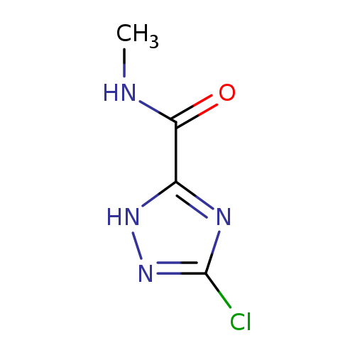 CNC(=O)c1nc(n[nH]1)Cl