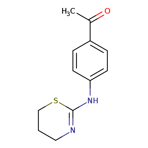 CC(=O)c1ccc(cc1)NC1=NCCCS1