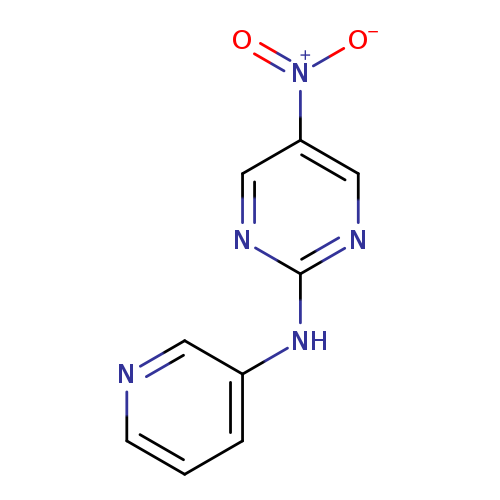 [O-][N+](=O)c1cnc(nc1)Nc1cccnc1