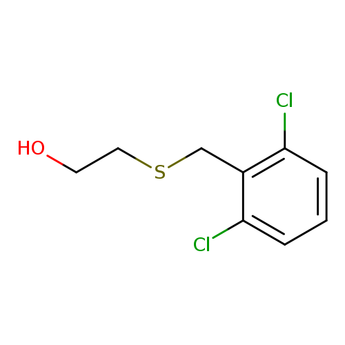 OCCSCc1c(Cl)cccc1Cl