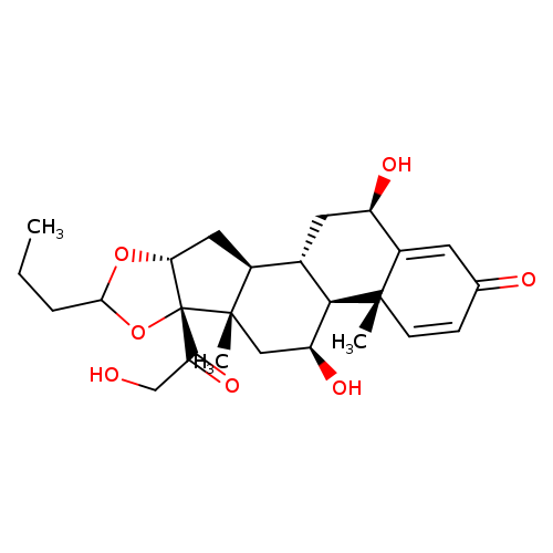CCCC1O[C@H]2[C@](O1)(C(=O)CO)[C@@]1([C@@H](C2)[C@@H]2C[C@@H](O)C3=CC(=O)C=C[C@@]3([C@H]2[C@H](C1)O)C)C