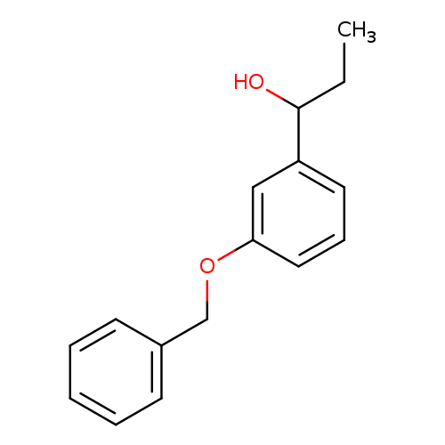 CCC(c1cccc(c1)OCc1ccccc1)O