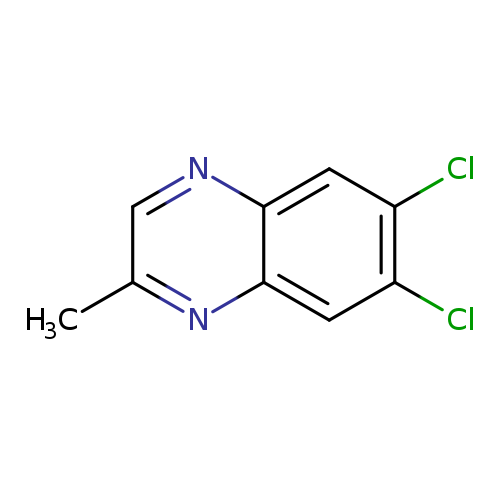 Cc1cnc2c(n1)cc(c(c2)Cl)Cl