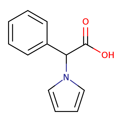OC(=O)C(n1cccc1)c1ccccc1