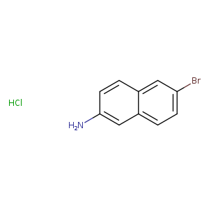 Nc1ccc2c(c1)ccc(c2)Br.Cl