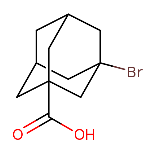 OC(=O)C12CC3CC(C1)CC(C2)(C3)Br