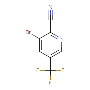 N#Cc1ncc(cc1Br)C(F)(F)F