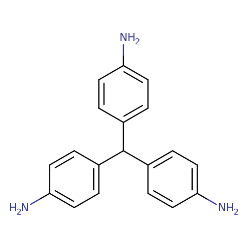 Nc1ccc(cc1)C(c1ccc(cc1)N)c1ccc(cc1)N