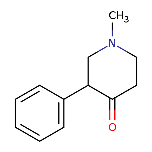 CN1CCC(=O)C(C1)c1ccccc1
