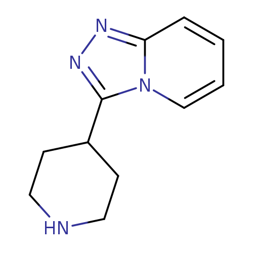 N1CCC(CC1)c1nnc2n1cccc2