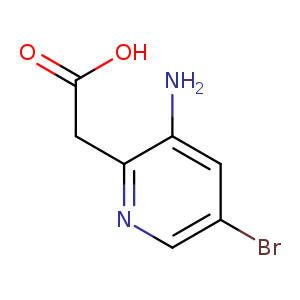 OC(=O)Cc1ncc(cc1N)Br