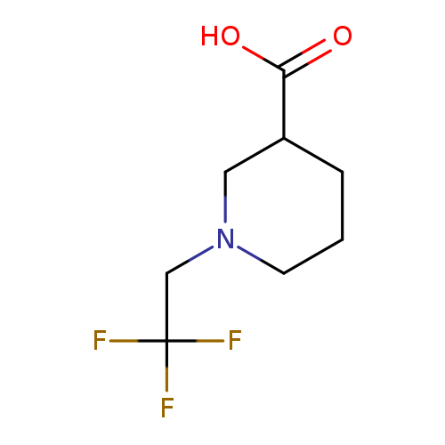 OC(=O)C1CCCN(C1)CC(F)(F)F
