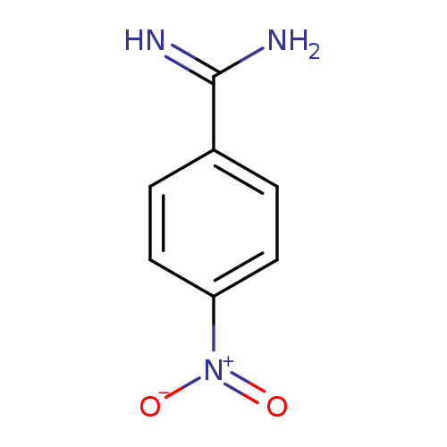 NC(=N)c1ccc(cc1)[N+](=O)[O-]