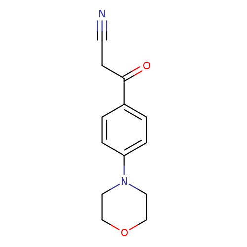 N#CCC(=O)c1ccc(cc1)N1CCOCC1